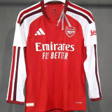 2026/27 ARS Home Red Player Version Long Sleeve Soccer Jersey