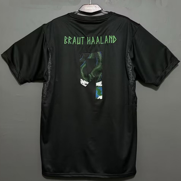 BRAUT HAALAND #9 Norway Away Fans Soccer Jersey 2026/27（Embroidery Font  刺绣字体 ）