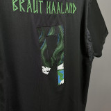 BRAUT HAALAND #9 Norway Away Fans Soccer Jersey 2026/27（Embroidery Font  刺绣字体 ）
