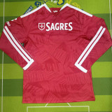2026/27 Benfica Home Red Fans Long Sleeve Soccer Jersey