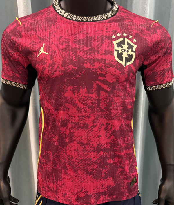 2026/27 Brazil Red Special Edition Player Version Soccer Jersey