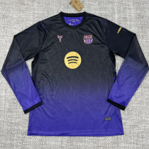2026/27 BA  Away Black Purple Fans Long Sleeve Soccer Jersey