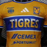 2026/27 Tigres Home Yellow Player Version Soccer Jersey