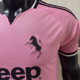2026/27 JUV Away Pink Player Version Soccer Jersey