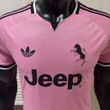 2026/27 JUV Away Pink Player Version Soccer Jersey