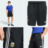 2026/27 Argentina Black Retro Style Shorts Pants