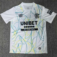 2026/27 Glasgow Rangers White Goalkeeper Fans Soccer Jersey