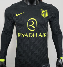 2026/27 ATM Away Black Player Version Long Sleeve Soccer Jersey