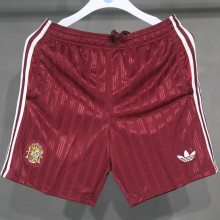 2026/27 Spain Red Retro Style Shorts Pants