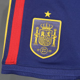 2026/27 Spain Home Dark Blue Player Version Shorts Pants A+球员版