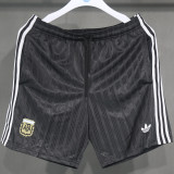 2026/27 Argentina Black Retro Style Shorts Pants