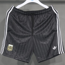 2026/27 Argentina Black Retro Style Shorts Pants