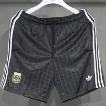 2026/27 Argentina Black Retro Style Shorts Pants