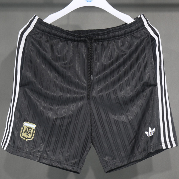 2026/27 Argentina Black Retro Style Shorts Pants