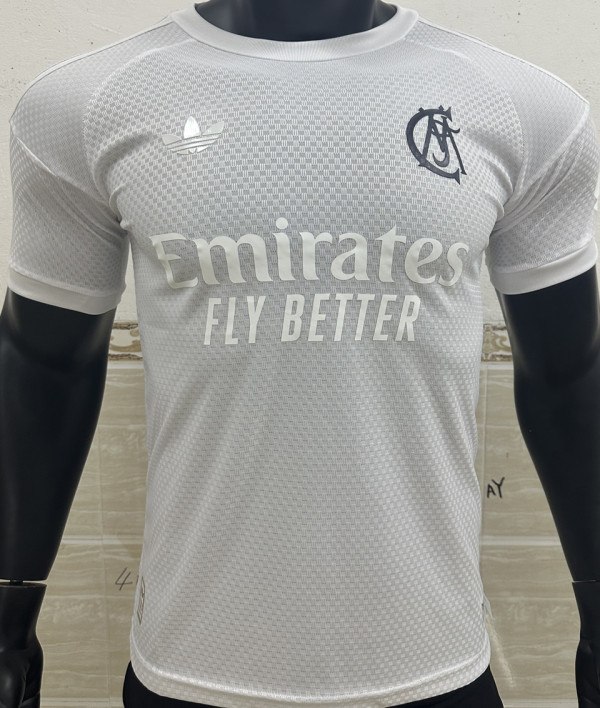 2026 RM 125th Anniversary Edition White Player Version Soccer Jersey 黑标