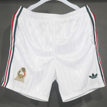 2026/27 Mexico White Retro Style Shorts Pants