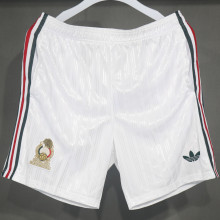2026/27 Mexico White Retro Style Shorts Pants