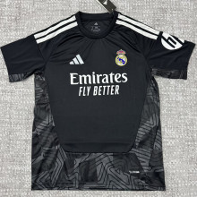 2026/27 RM Black Goalkeeper Fans Soccer Jersey