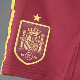 2026/27 Spain Away Red Player Version Shorts Pants A+球员版