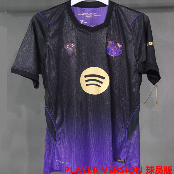2026/27 BA Away Black Purple Player Version Soccer Jersey