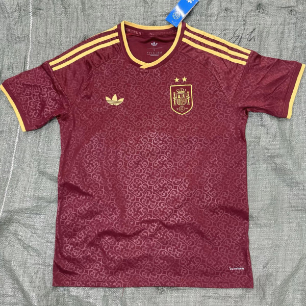 2026/27 Spain Third Red Fans Soccer Jersey （2 Stars 2星）