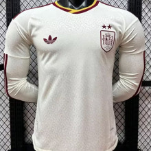 2026/27 Spain Away Player Version Long Sleeve Soccer Jersey （2 Stars 2星）