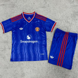 2026/27 M Utd Away Blue Kids Soccer Jersey