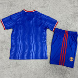 2026/27 M Utd Away Blue Kids Soccer Jersey