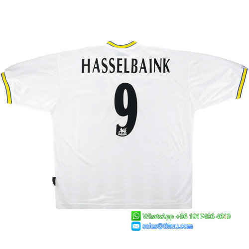 Leeds United 1996-98 Hasselbaink Home Retro Jersey