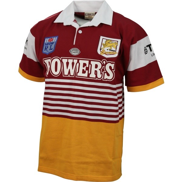 Brisbane Broncos 1992 Retro Rugby Jersey