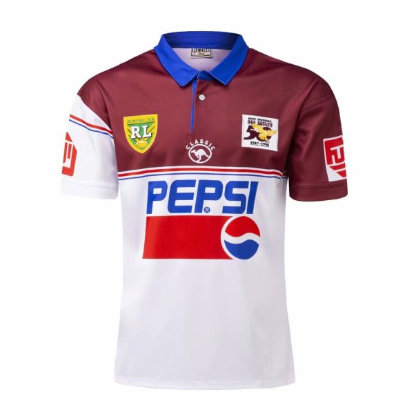 Manly Warringah Sea Eagles 1996 Men's Retro Rugby Jersey