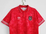 Wales 1990/1992 Home Retro Jersey