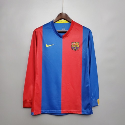 Barcelona 2006/2007 Home Retro L/S Jersey