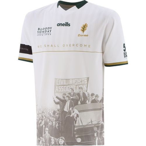 Derry Bloody Sunday Men's Commemoration Jersey - White