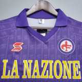 Fiorentina 1989/1990 Home Retro Jersey