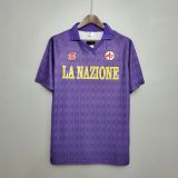 Fiorentina 1989/1990 Home Retro Jersey