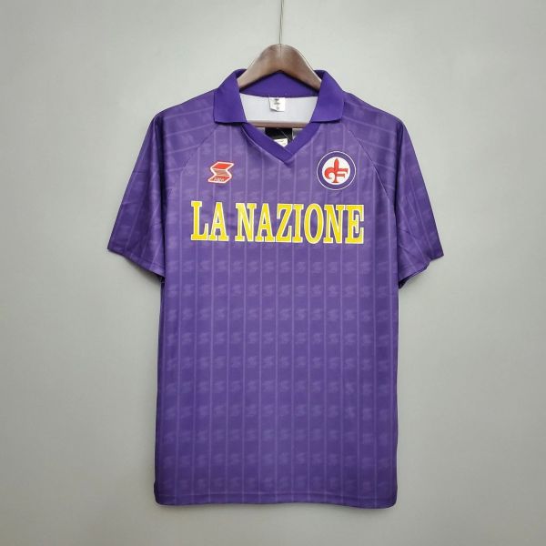Fiorentina 1989/1990 Home Retro Jersey