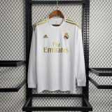 Real Madrid 2019/2020 Home Retro Long Sleeve Jersey