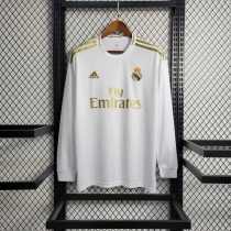 Real Madrid 2019/2020 Home Retro Long Sleeve Jersey