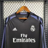 Real Madrid 2016/2017 Third Retro Long Sleeve Jersey