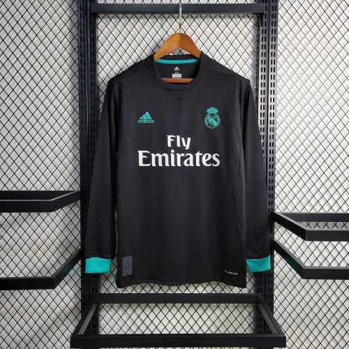 Real Madrid 2017/2018 Away Retro L/S Jersey