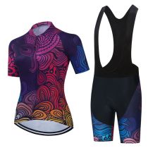 Women's Road Race Pro Team Cycling Short-sleeved Suit