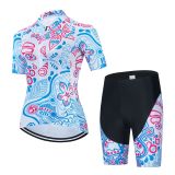 Women's Road Race Pro Team Cycling Short-sleeved Suit