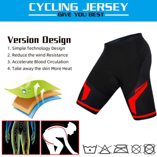 Road Race Pro Team Cycling Shorts With Cushion