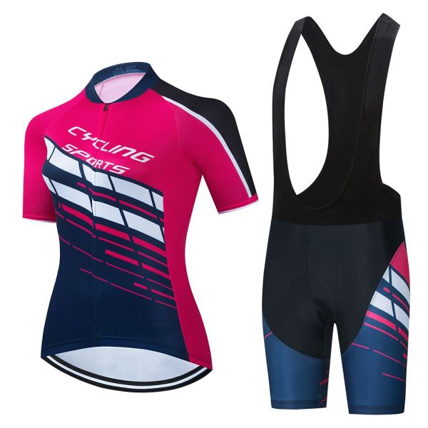 Women's Road Race Pro Team Cycling Short-sleeved Suit Cycling