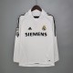Real Madrid 2005/2006 Home Retro Long Sleeve Jersey