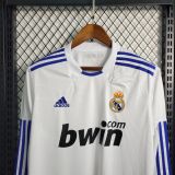 Real Madrid 2010/2011 Home Retro L/S Jersey