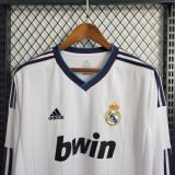 Real Madrid 2012/2013 Home Retro L/S Jersey