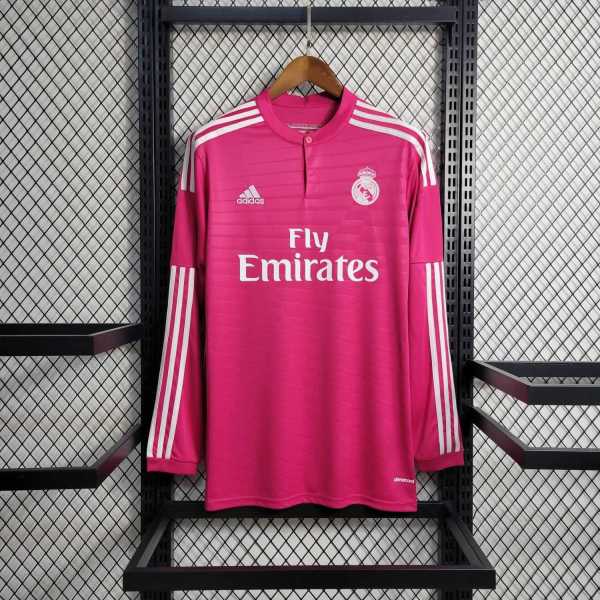 Real Madrid 2014/2015 Away Retro L/S Jersey