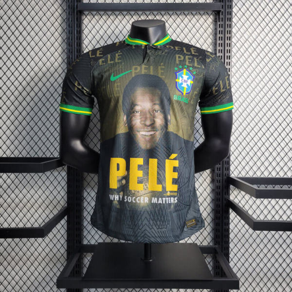 Brazil Commemorate Authentic Jersey - Pelé